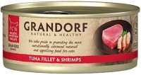 Photos - Cat Food Grandorf Adult Canned with Tuna Fillet/Shrimps  6 pcs
