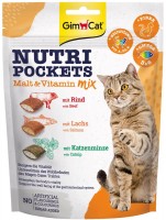 Photos - Cat Food GimCat Nutri Pockets Malt/Vitamin Mix  3 pcs