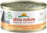 Photos - Cat Food Almo Nature HFC Natural Tuna/Shrimps  70 g 6 pcs
