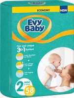 Photos - Nappies Evy Baby Diapers 2 / 58 pcs 