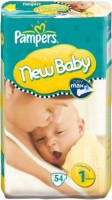 Photos - Nappies Pampers New Baby 1 / 54 pcs 