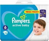 Photos - Nappies Pampers Active Baby 6 / 96 pcs 