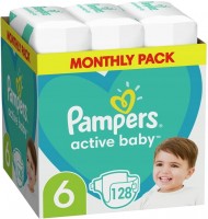 Photos - Nappies Pampers Active Baby 6 / 128 pcs 