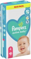 Photos - Nappies Pampers Active Baby 4 / 58 pcs 