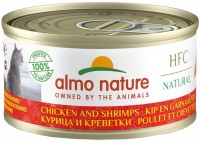 Photos - Cat Food Almo Nature HFC Natural Chicken/Shrimps  70 g 12 pcs