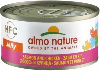 Photos - Cat Food Almo Nature HFC Jelly Salmon/Chicken  24 pcs