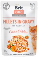 Photos - Cat Food Brit Care Fillets in Gravy with Choice Chicken 0.05 kg 