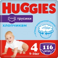 Photos - Nappies Huggies Pants Boy 4 / 116 pcs 