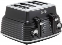 Photos - Toaster De'Longhi Scolpito CTZS 4003.BK 