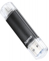 Photos - USB Flash Drive Hama Laeta Twin USB 3.0 256Gb 