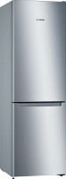 Photos - Fridge Bosch KGN33NLEB silver