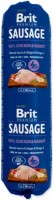 Photos - Dog Food Brit Premium Sausage Chicken/Rabbit 800 g 