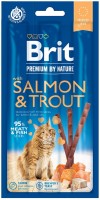 Photos - Cat Food Brit Premium Sticks with Salmon/Trout 100 g 