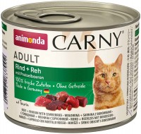 Photos - Cat Food Animonda Adult Carny Beef/Venison with Cowberries  200 g