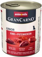 Photos - Dog Food Animonda GranCarno Original Junior Beef/Turkey Hearts 