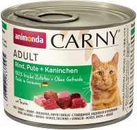Photos - Cat Food Animonda Adult Carny Beef/Turkey/Rabbit  200 g