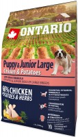 Photos - Dog Food Ontario Puppy Large Chicken/Potatoes 2.25 kg 