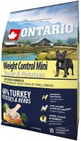 Photos - Dog Food Ontario Weight Control Mini Turkey/Potatoes 2.25 kg 