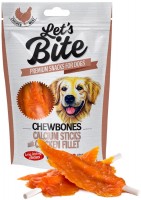 Photos - Dog Food Brit Lets Bite Chewbones Calcium Sticks/Chicken Fillet 