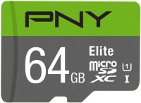 Photos - Memory Card PNY Elite microSD Class 10 U1 64 GB