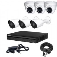 Photos - Surveillance DVR Kit Dahua HDCVI-33WD 2K KIT/HDD1000 