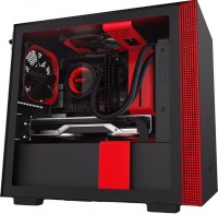 Photos - Computer Case NZXT H210i red