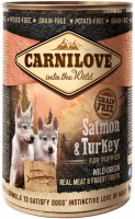 Photos - Dog Food Carnilove Canned Puppy Salmon/Turkey 400 g 1