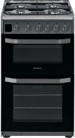 Photos - Cooker Hotpoint-Ariston HD5G00CCX/UK stainless steel