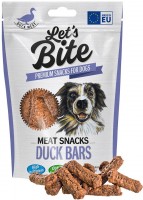 Photos - Dog Food Brit Lets Bite Meat Snacks Duck Bars 80 g 