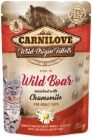 Photos - Cat Food Carnilove Rich in Wild Boar with Chamomile 85 g 