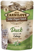 Photos - Cat Food Carnilove Rich in Duck with Catnip 85 g 