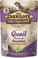 Photos - Cat Food Carnilove Rich in Quail with Dandelion 85 g 