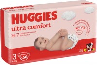 Photos - Nappies Huggies Ultra Comfort 3 / 56 pcs 