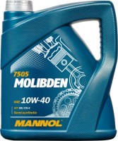 Photos - Engine Oil Mannol 7505 Molibden 10W-40 4 L