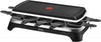 Electric Grill Tefal Gourmet 10 Inox & Design RE4588 black