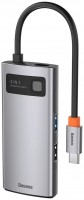 Photos - Card Reader / USB Hub BASEUS Metal Gleam Series 4-in-1 Multifunctional Type-C Hub 