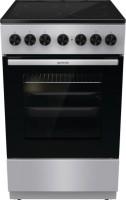 Photos - Cooker Gorenje GEC 5B41 SG silver