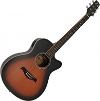 Photos - Acoustic Guitar Gear4music Thinline Electro-Acoustic Travel Guitar 