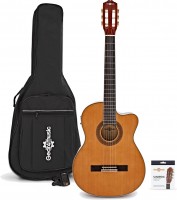 Photos - Acoustic Guitar Gear4music Thinline Electro Classical Guitar Pack 