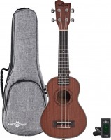 Photos - Acoustic Guitar Gear4music Sapele Soprano Electro-Ukulele Pack 