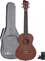 Photos - Acoustic Guitar Gear4music Sapele Tenor Electro-Ukulele Pack 