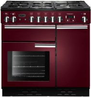 Photos - Cooker Rangemaster PROP90DFFCY/C burgundy