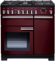 Photos - Cooker Rangemaster PDL90DFFCY/C burgundy