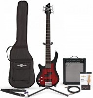 Photos - Guitar Gear4music Chicago 5 String Left Handed Bass Guitar 35W Amp Pack 