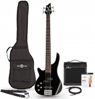 Photos - Guitar Gear4music Chicago Left Handed Bass Guitar 15W Amp Pack 