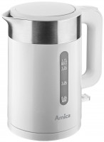 Photos - Electric Kettle Amica KD 3011 2200 W 1.7 L  white