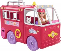 Photos - Doll Barbie Chelsea Fire Truck Vehicle HCK73 