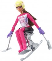 Photos - Doll Barbie Winter Sports Para Alpine Skier Brunette HCN33 