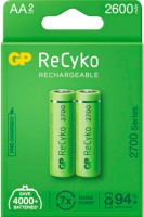 Photos - Battery GP Recyko 2700 Series  2xAA 2600 mAh