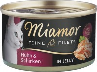 Photos - Cat Food Miamor Fine Fillets in Jelly Chicken/Ham 